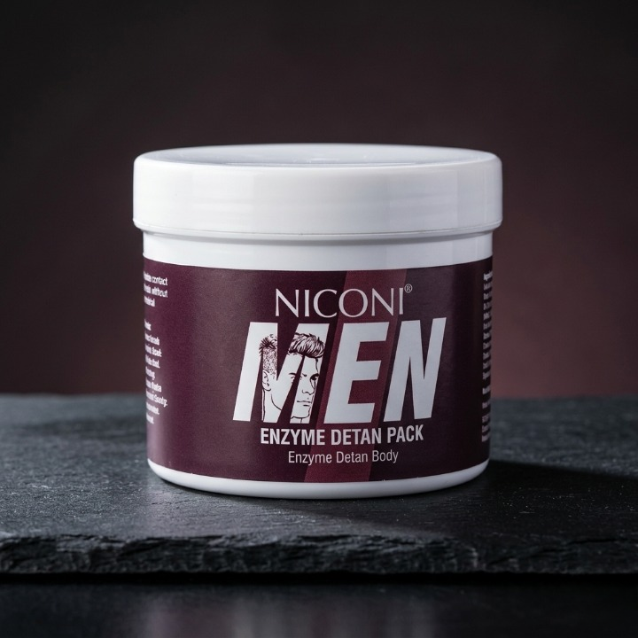Niconi Men Enzyme De Tan Pack For Face And Body Best Quality Skincare Solution - 300g