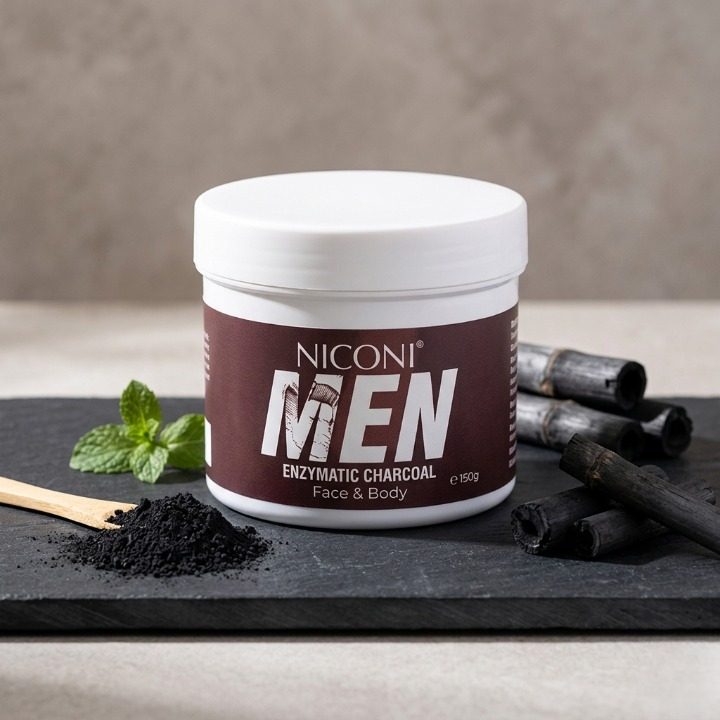 Niconi Men Enzyme De Tan Pack For Face And Body Best Quality Skincare Solution - 300g