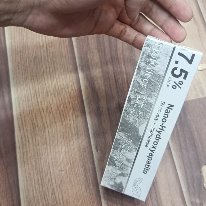 Holydeer Recovery Toothpaste | 7.5% Nano-Hydroxyapatite For Enamel Repair & Whitening