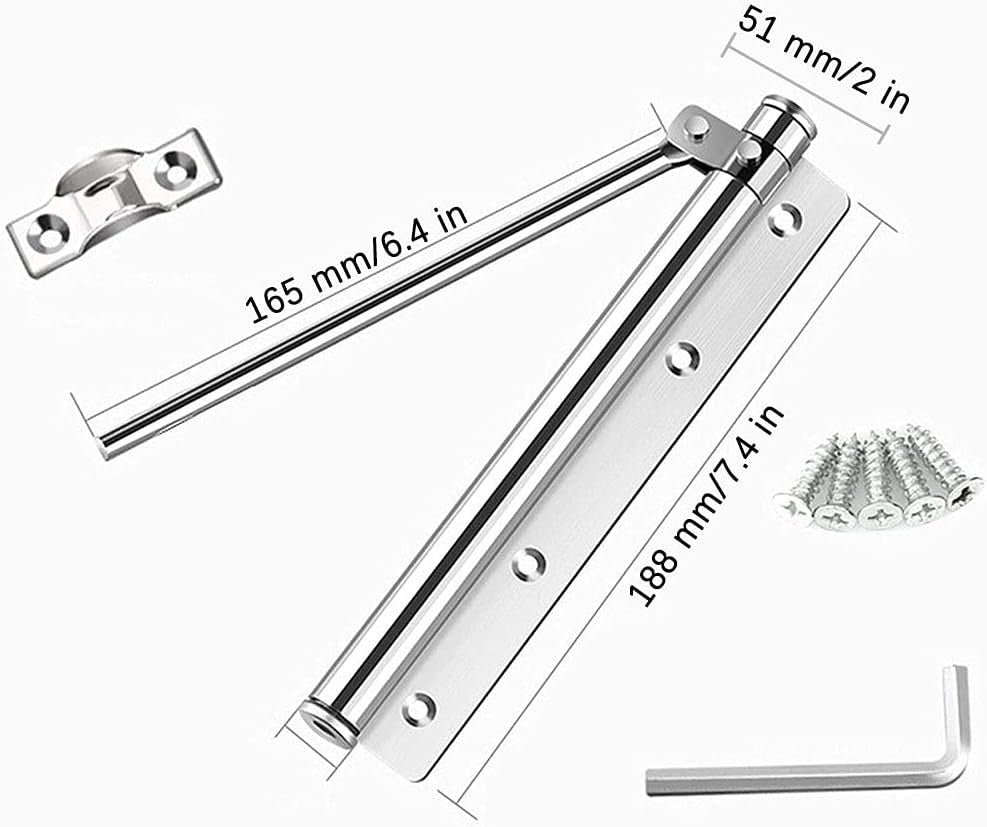 Automatic Door Closer Heavy Duty Self Closing Device for Home Office