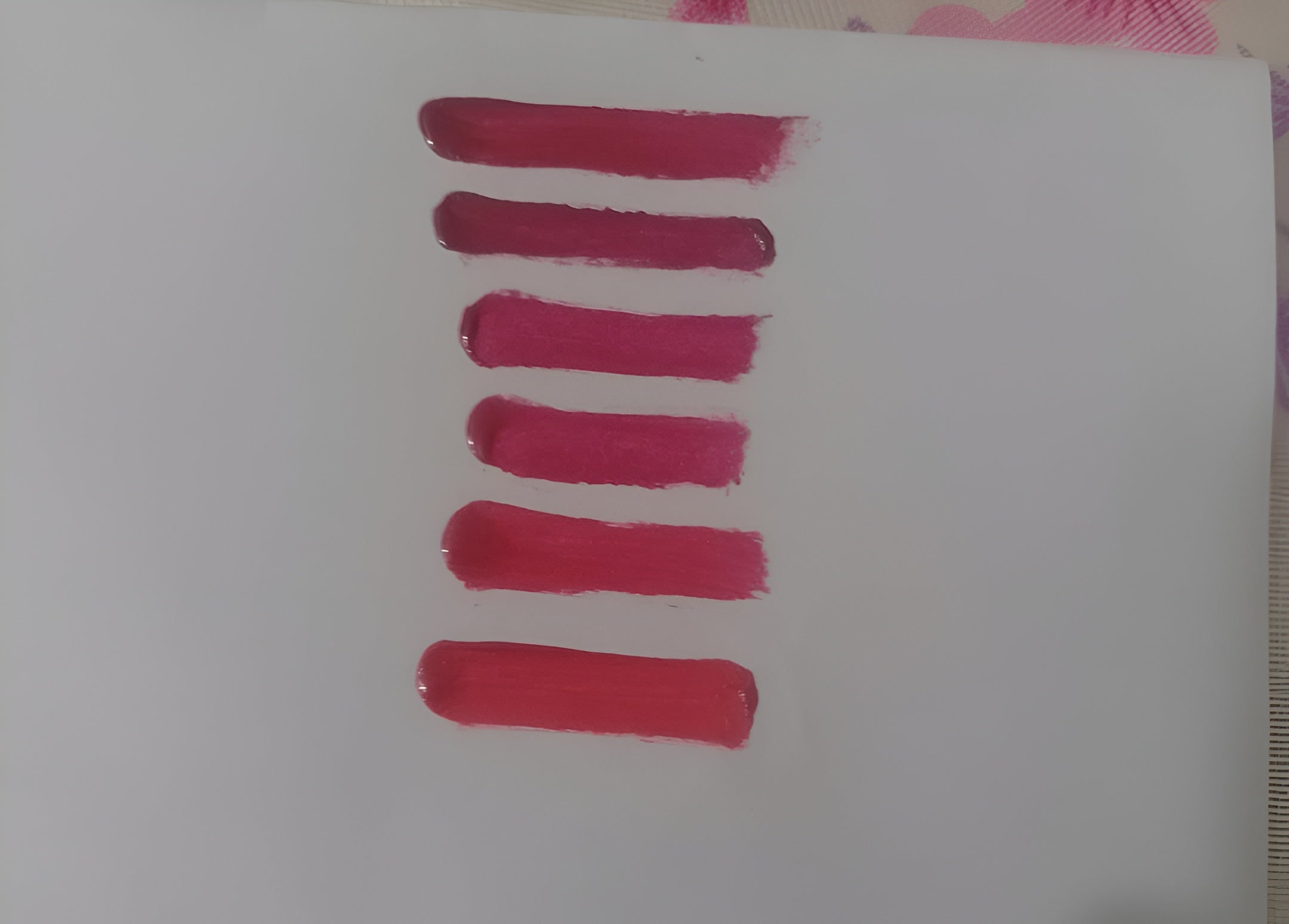6 Pcs Lip Gloss Set – Liquid Formula with Shades of Red
