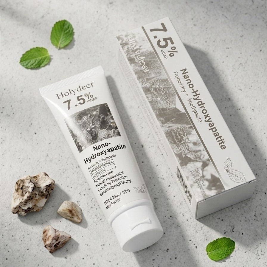 Holydeer Recovery Toothpaste | 7.5% Nano-Hydroxyapatite For Enamel Repair & Whitening